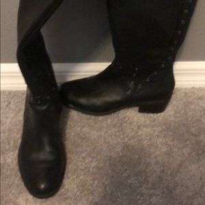 Vince Camuto leather knee high boots